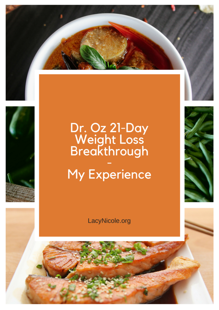 Dr. Oz 21-Day Weight Loss Breakthrough