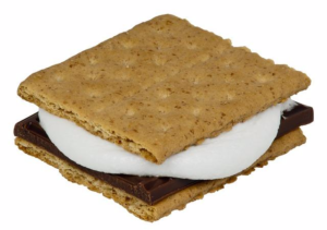 making s'mores at home in your backyard is a fun and cheap date idea
