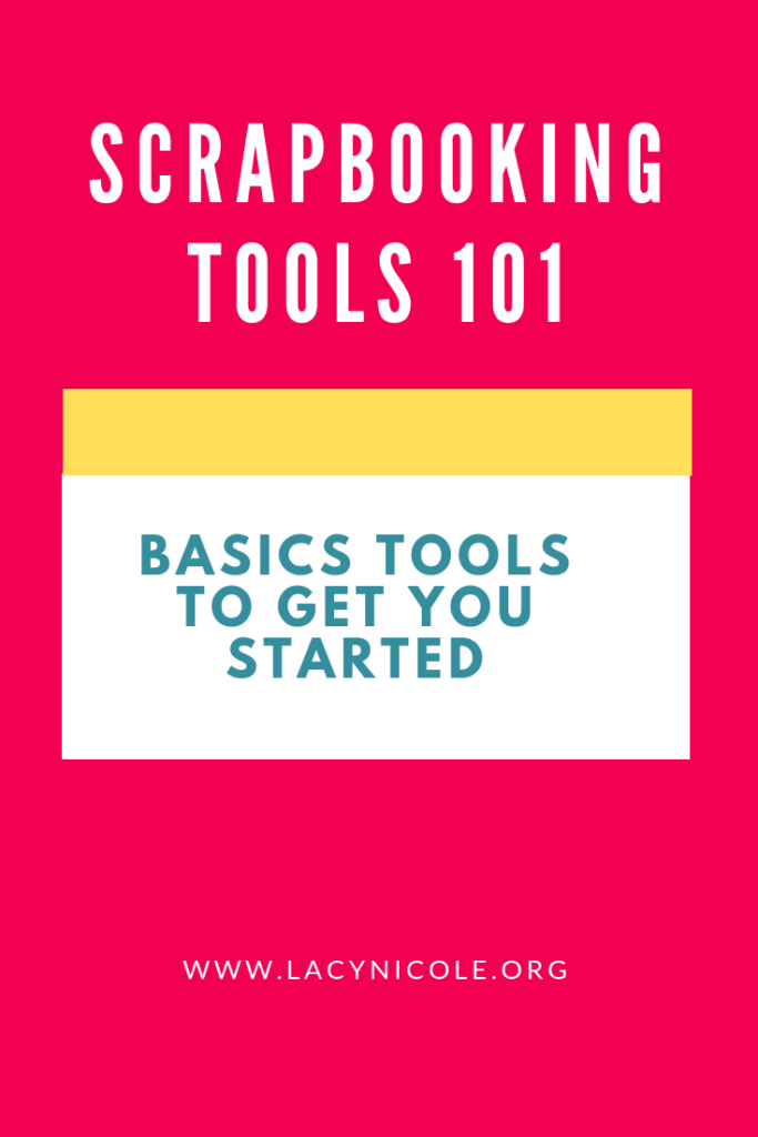 basic scrapbooking tools
